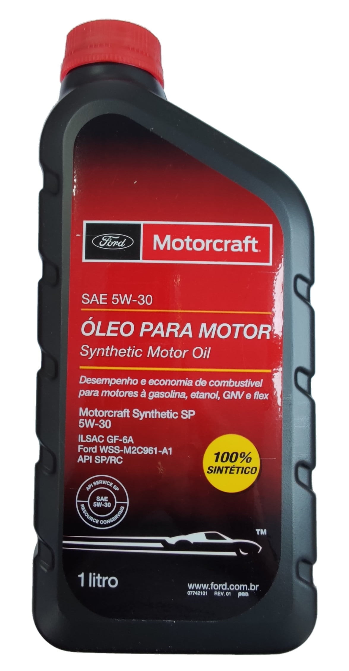 OLEO LUBRIFICANTE SINTÉTICO MOTORCRAFT PARA MOTORES FORD 